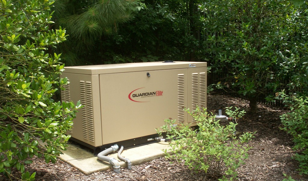 Image of a Generac 25kW standby generator installation in Eads, Tennessee