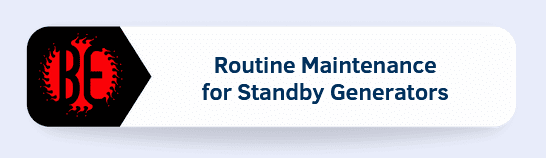 Resources link to our website page about routine generator maintenance